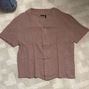 ASOS Men's Tan Casual Button Down Shirt